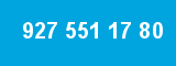 927 551 17 80